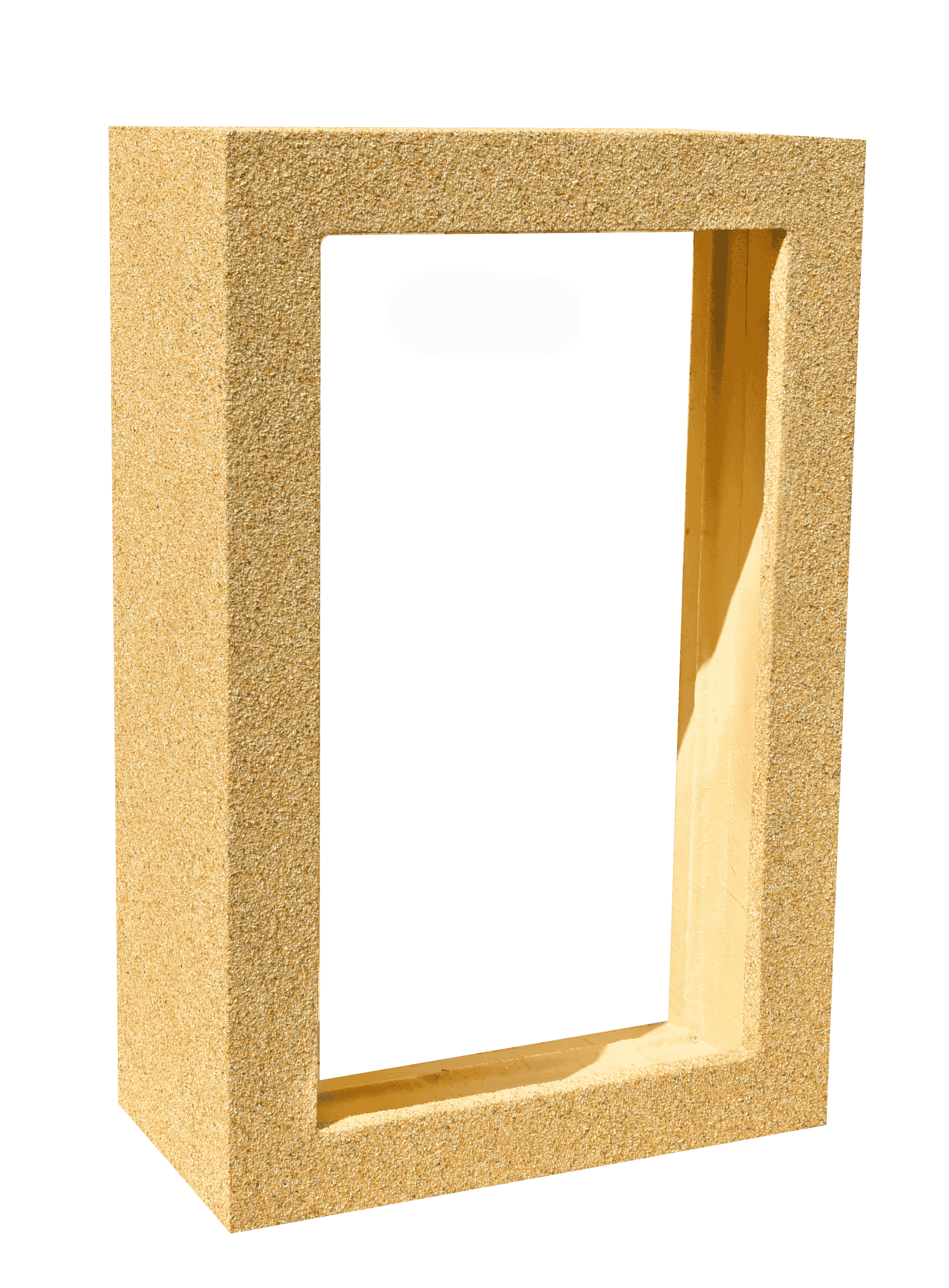 Frame in zand-look van 110 x 70 x 35 cm